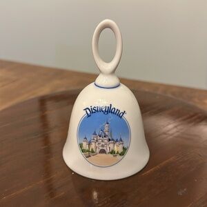 Vintage Disneyland Souvenir Ceramic Bell. Featuring the Sleeping Beauty Castle.